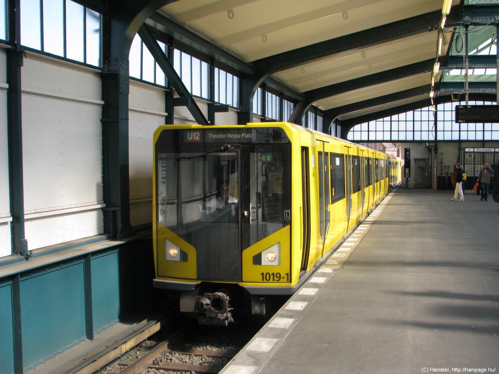 Trams and metros in Berlin, September 2011